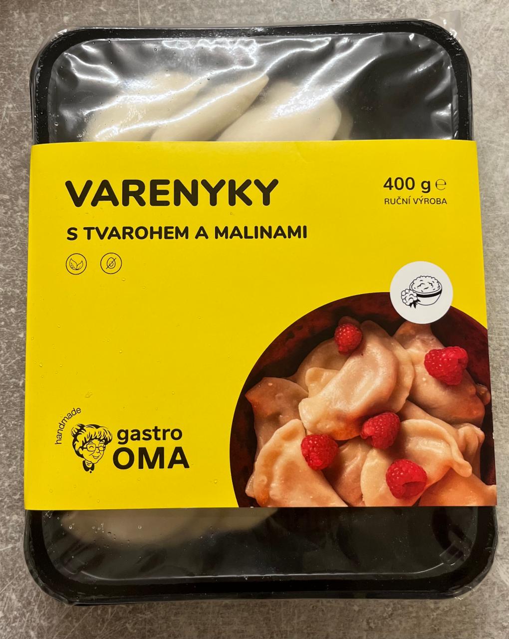 Fotografie - Varenyky s tvarohem a malinami Gastro OMA