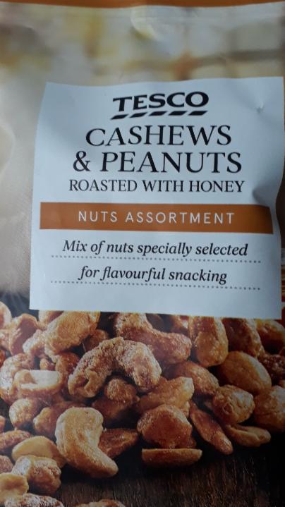 Fotografie - Cashews & Peanuts roasted with Honey Tesco