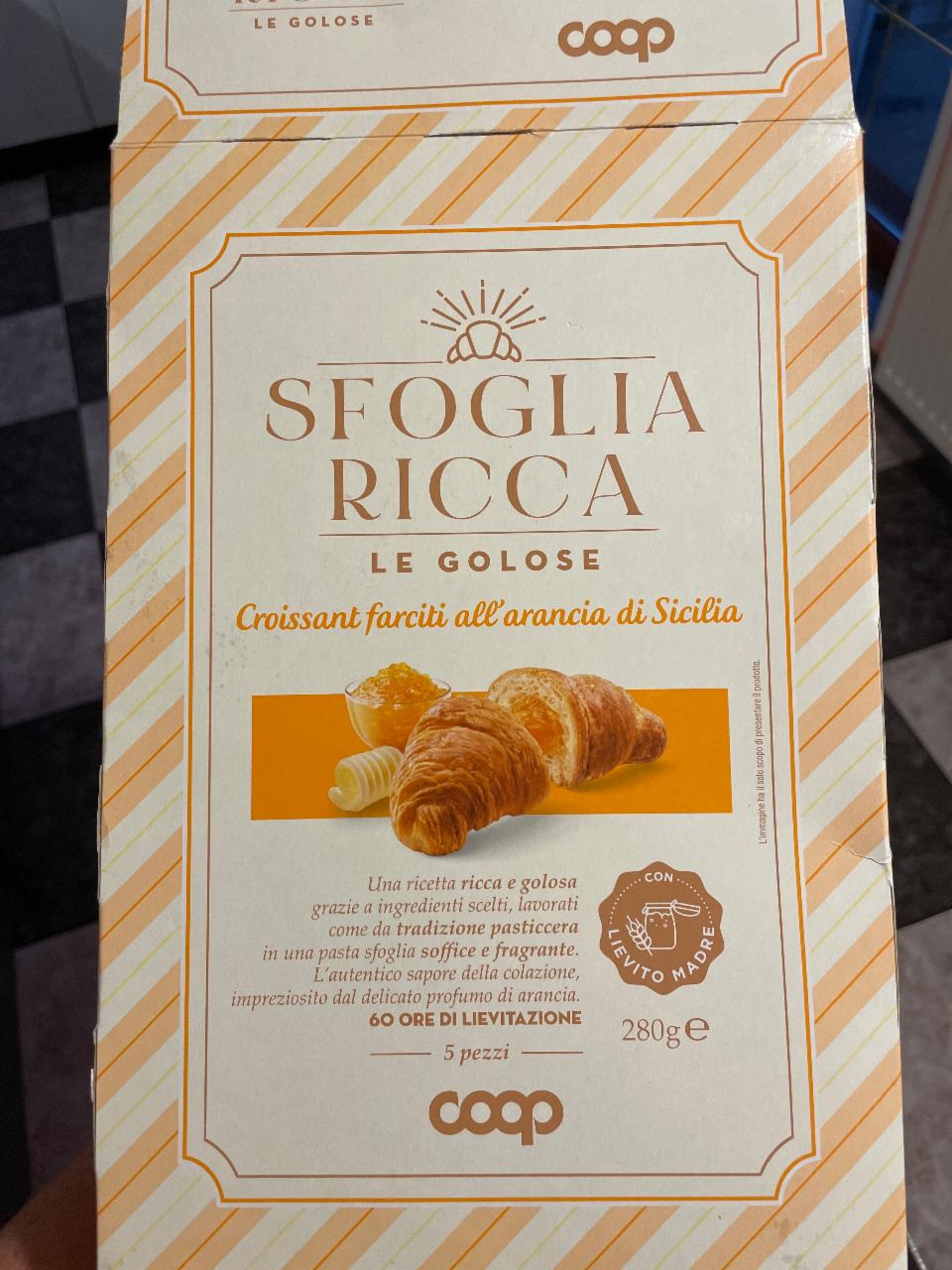 Fotografie - sfoglia Ricca Croissant farciti all'arancia di Sicilia Coop