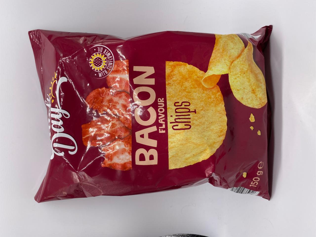 Fotografie - Bacon flavour chips Lidl