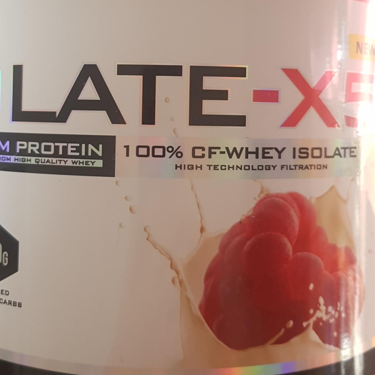 Fotografie - Isolate-X5 100% CF-Whey Isolate White Choco Raspberry Genius Nutrition