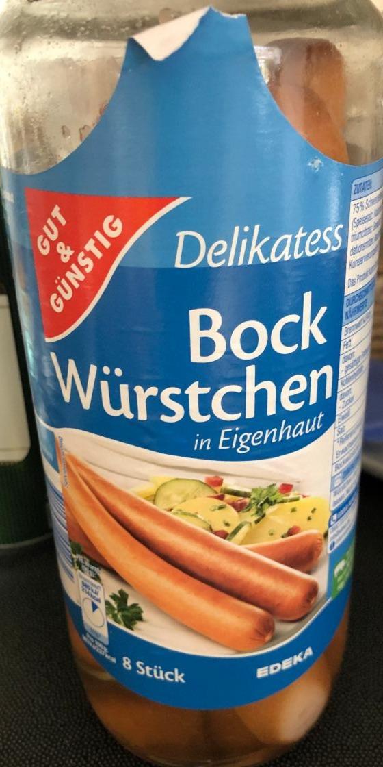 Fotografie - Delikatess BockWürstchen Gut & Günstig
