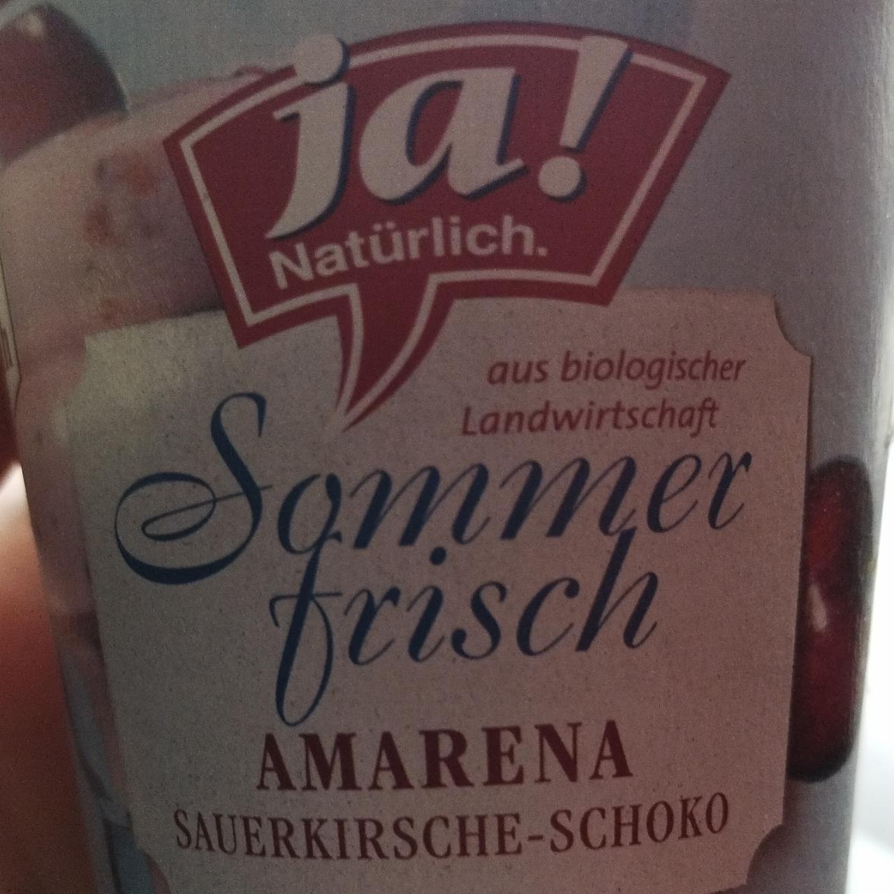 Fotografie - Sommer frisch Amarena Sauerkirsche-Schoko Ja! Natürlich.