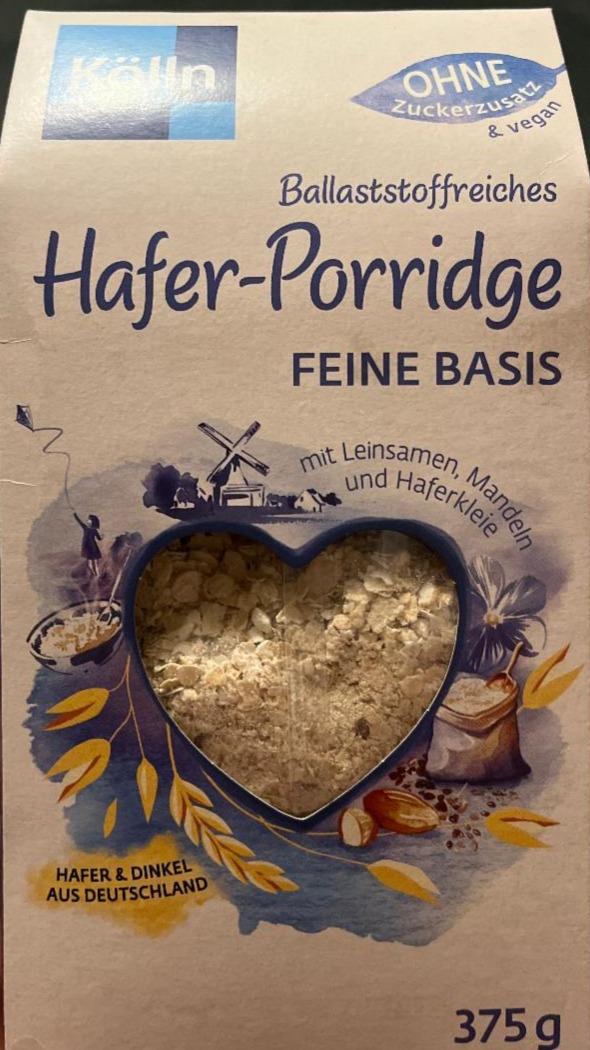Fotografie - Hafer porridge feine basis Kölln