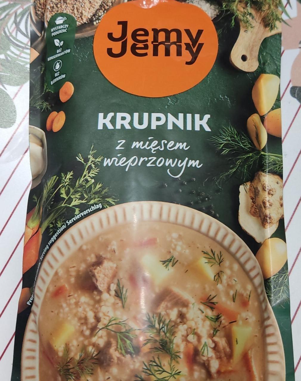 Fotografie - Krupnik z mięsem wieprzowym JemyJemy