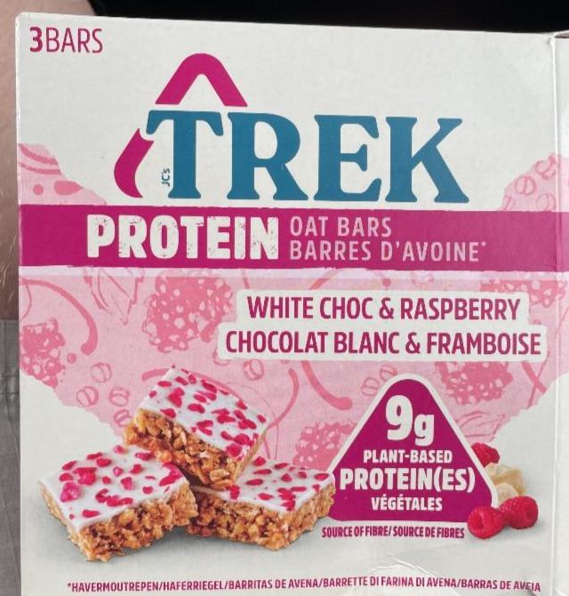 Fotografie - Protein Oat Bars White Choc & Raspberry Trek