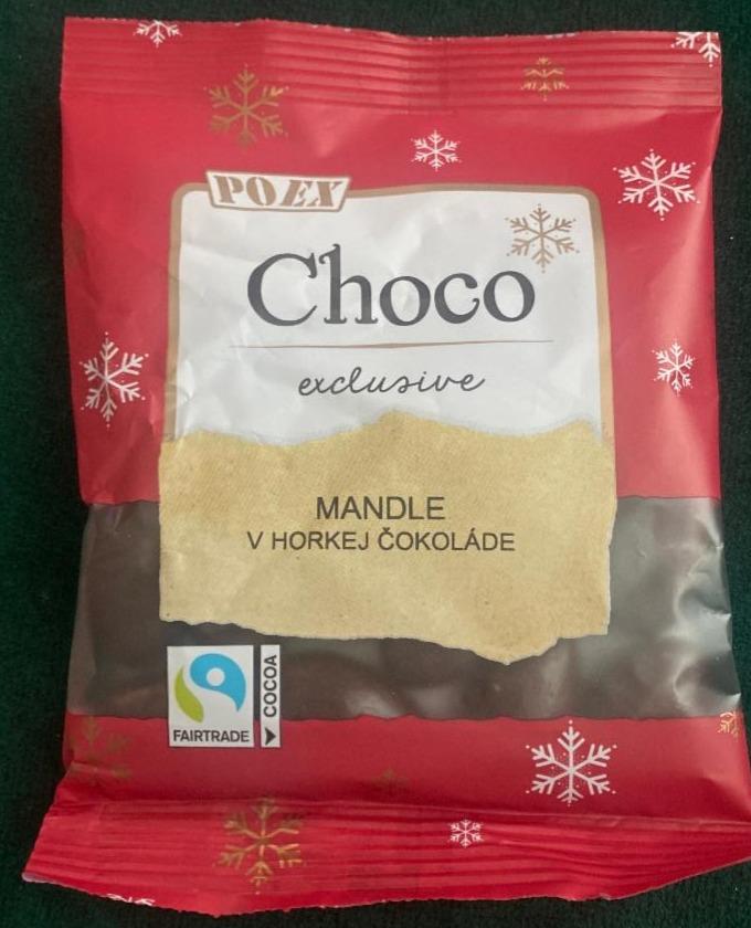 Fotografie - Mandle v hořké čokoládě Choco exclusive Poex