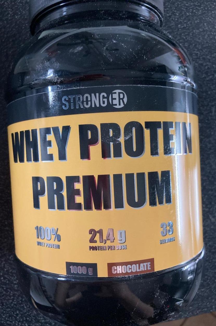 Fotografie - Whey Protein Premium Chocolate Stronger