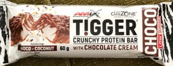 Fotografie - Tigger crunchy protein bar choco coconut Amix Nutrition