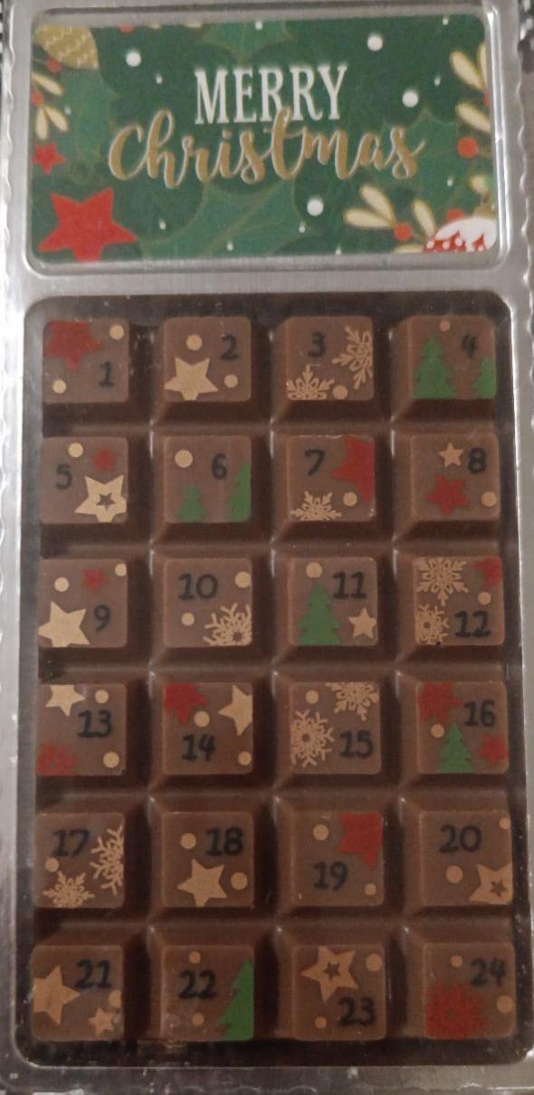 Fotografie - Adventní kalendář z mléčné čokolády