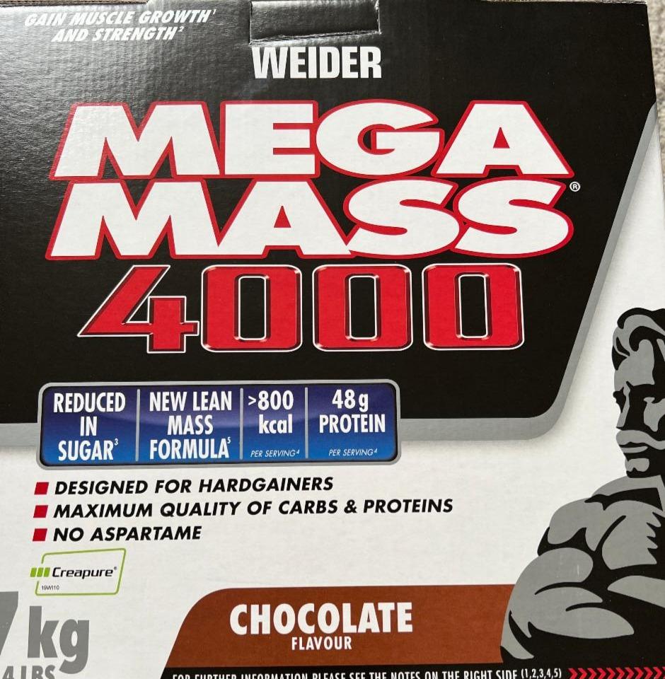 Fotografie - MegaMass 4000 čokoláda Weider