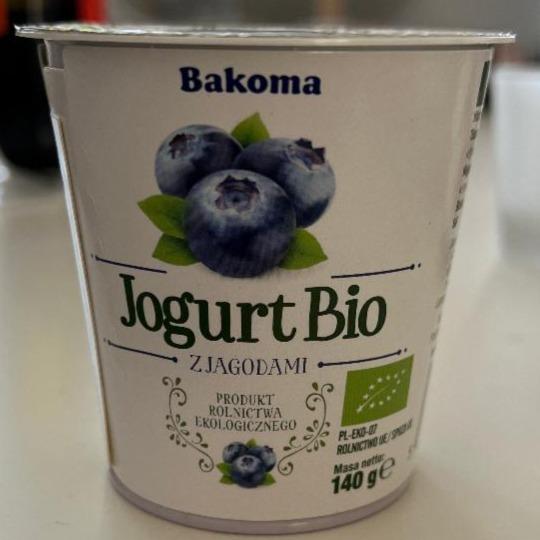 Fotografie - jogurt s borůvkami Bakoma