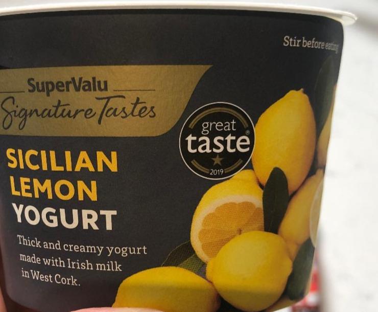 Fotografie - Sicilian lemon yogurt SuperValu