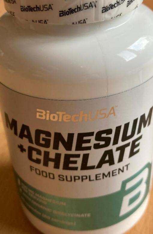 Fotografie - Magnesium + Chelate food supplement BioTechUSA