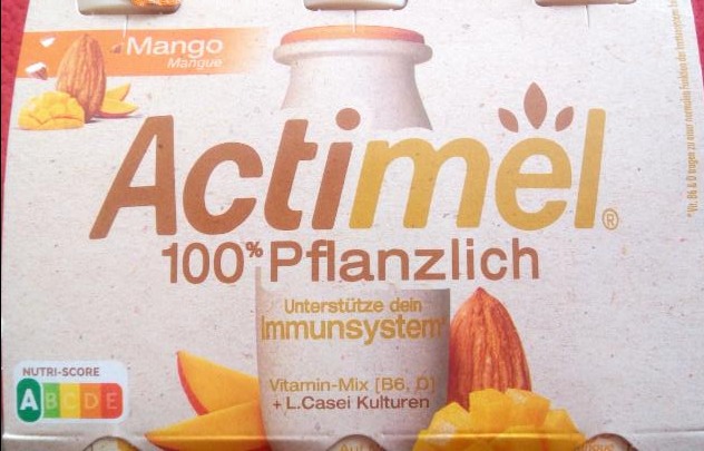 Fotografie - Immunsystem 100% Pflanzlich Mango Actimel