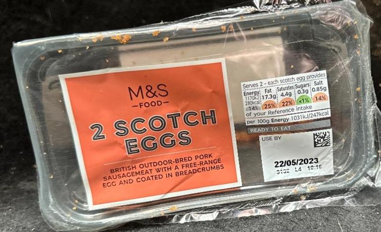 Fotografie - 2 Scotch Eggs M&S Food