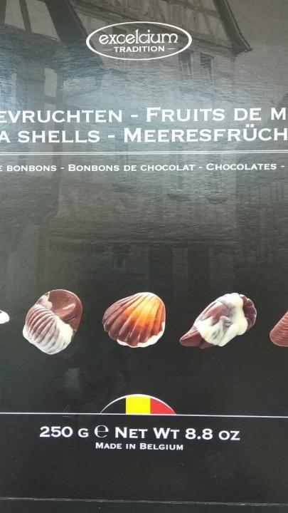Fotografie - Plody moře čokoládové s oříškovou náplní Excelcium