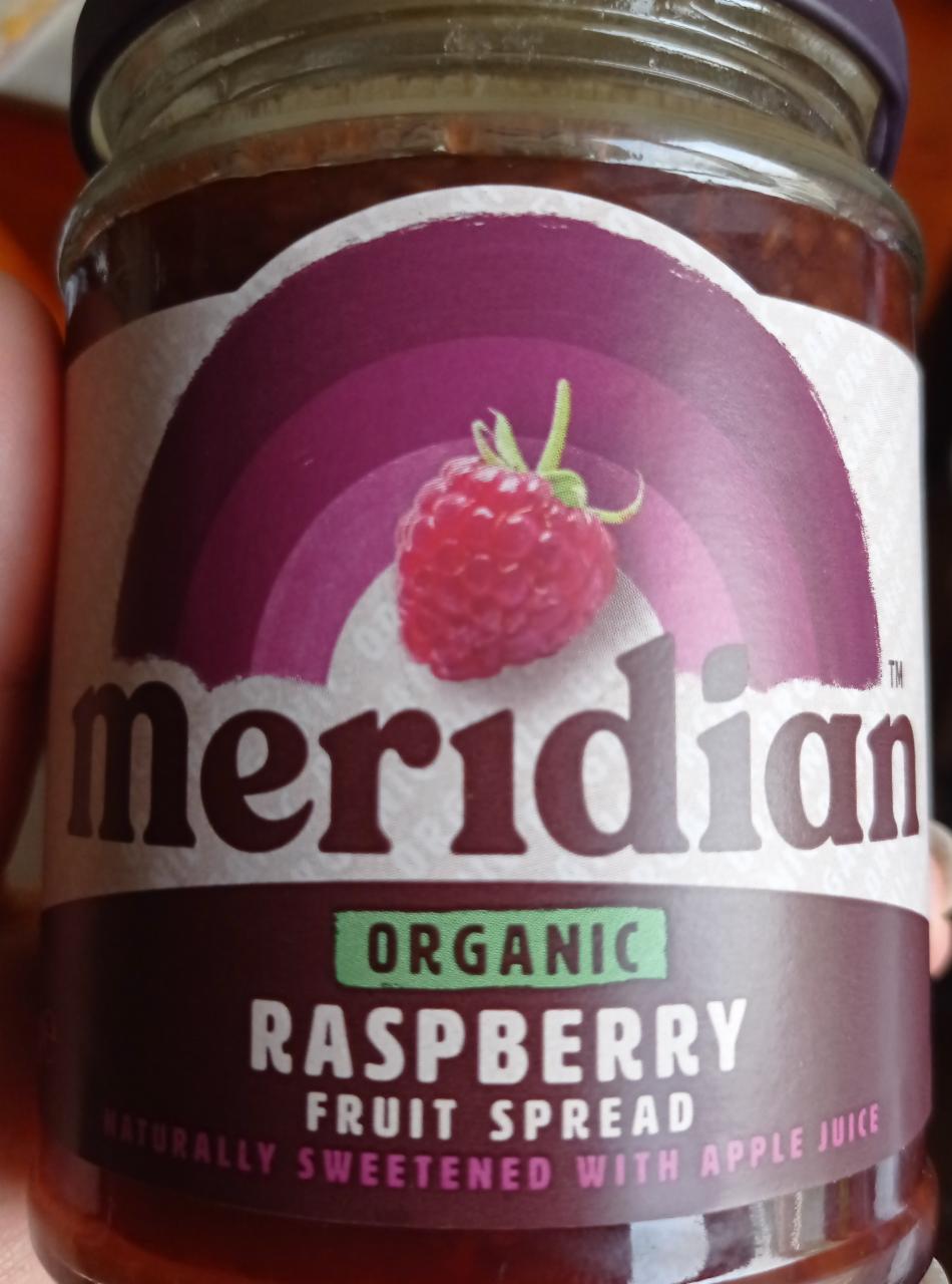 Fotografie - Organic Raspberry fruit spread Meridian