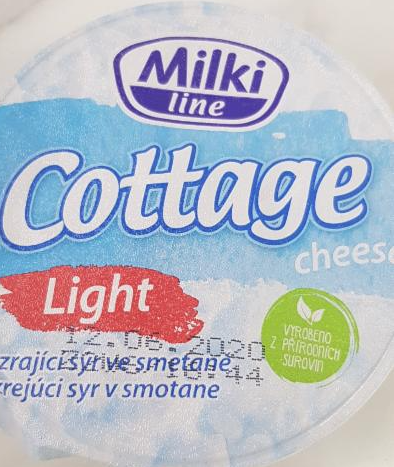 Fotografie - Cottage cheese light Milki line