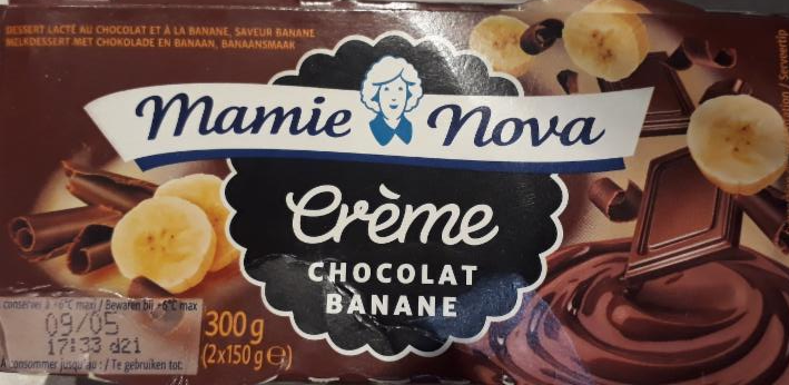 Fotografie - Mamie Nova Creme chocolat banane 