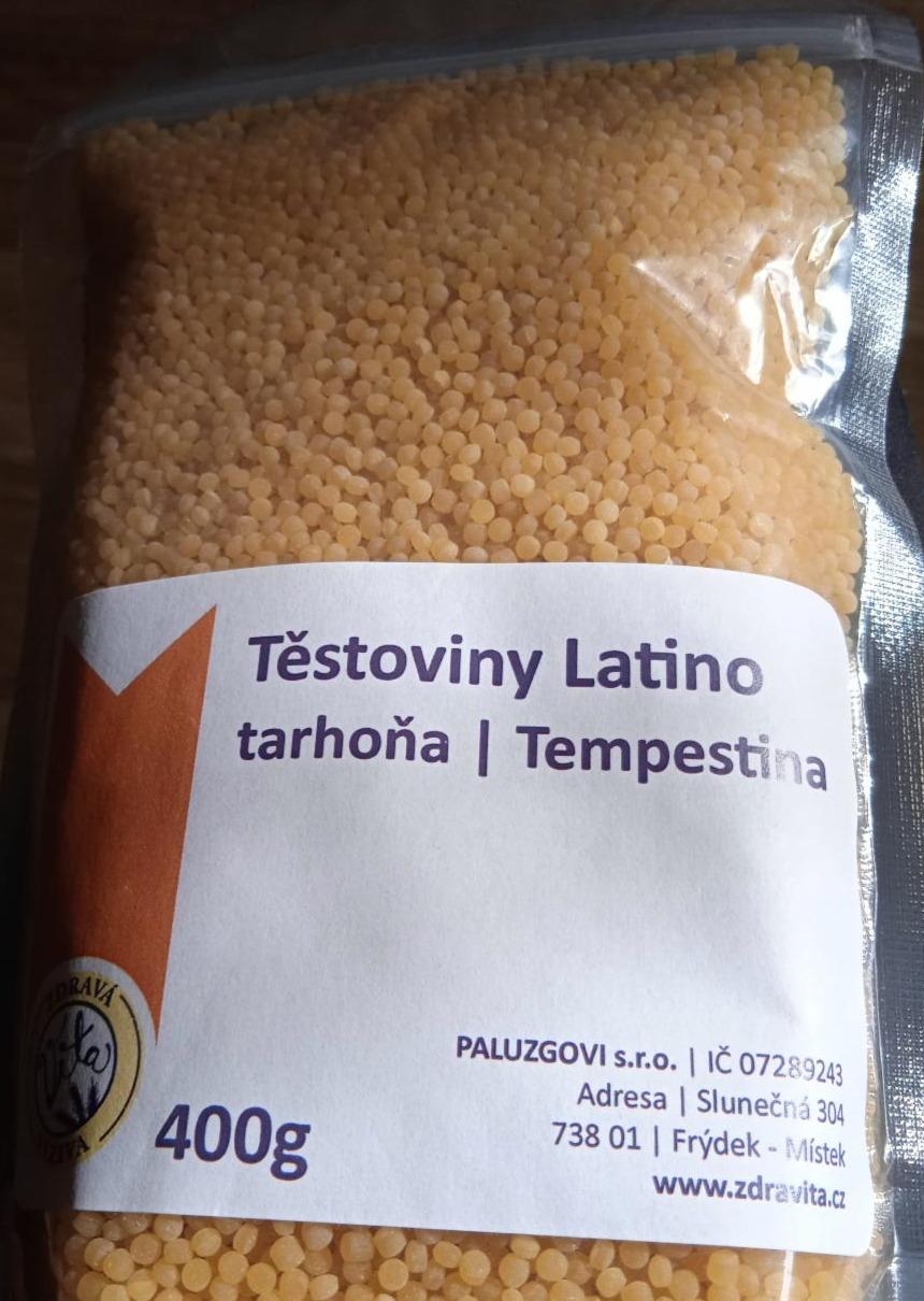Fotografie - Těstoviny Latino tarhoňa Tempestina Paluzgovi