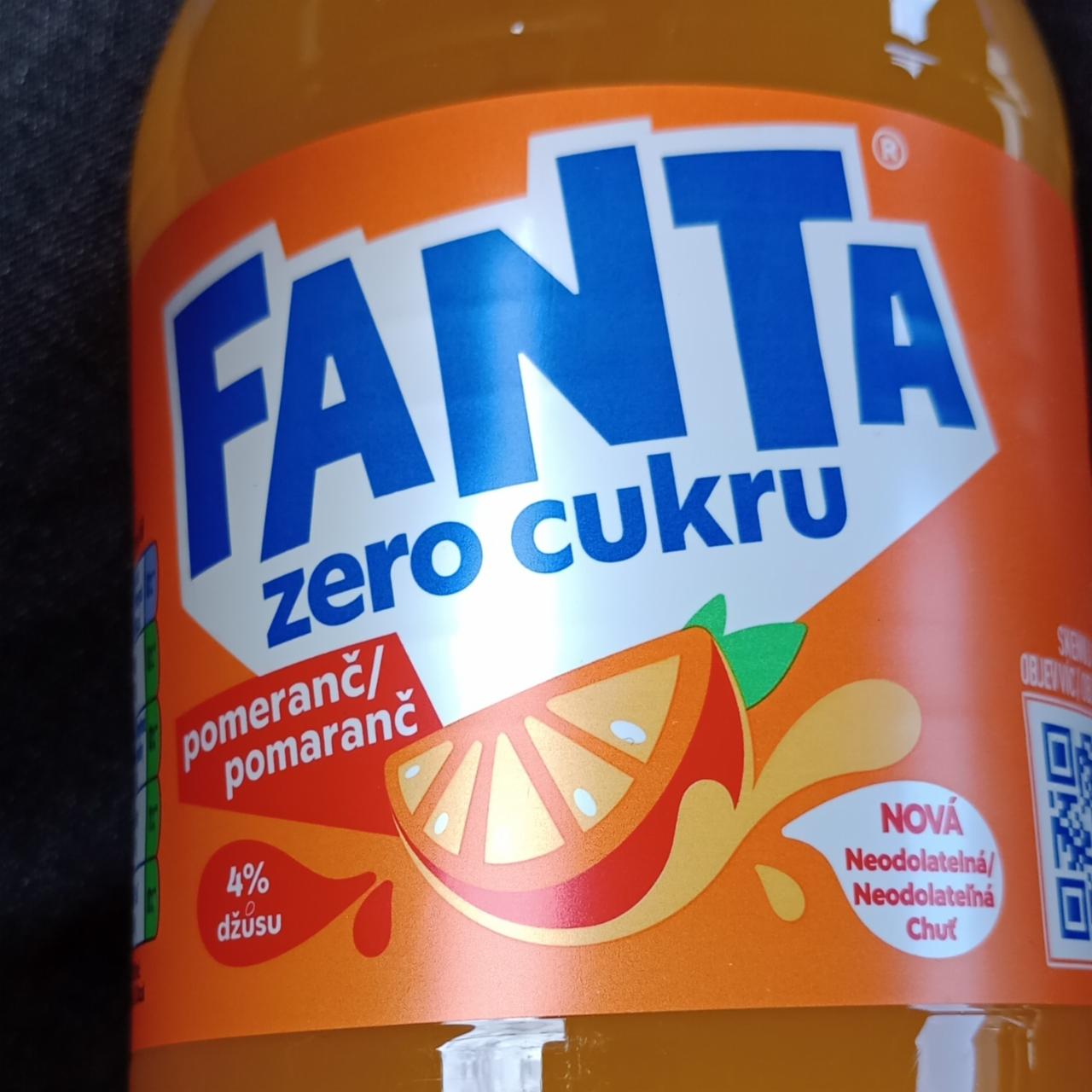 Fotografie - Fanta zero cukru pomeranč