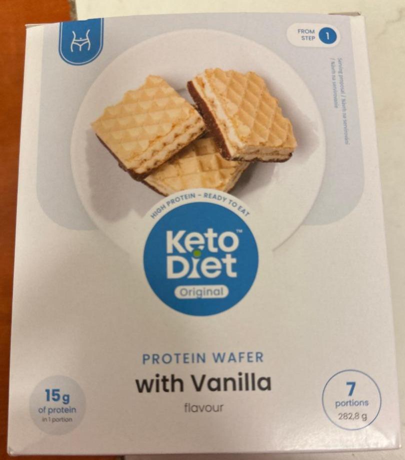 Fotografie - Protein Wafer with Vanilla KetoDiet