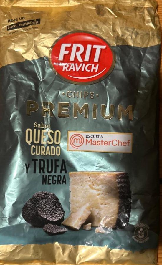 Fotografie - chips premium sabor queso curado y trufa negra Frit Ravich
