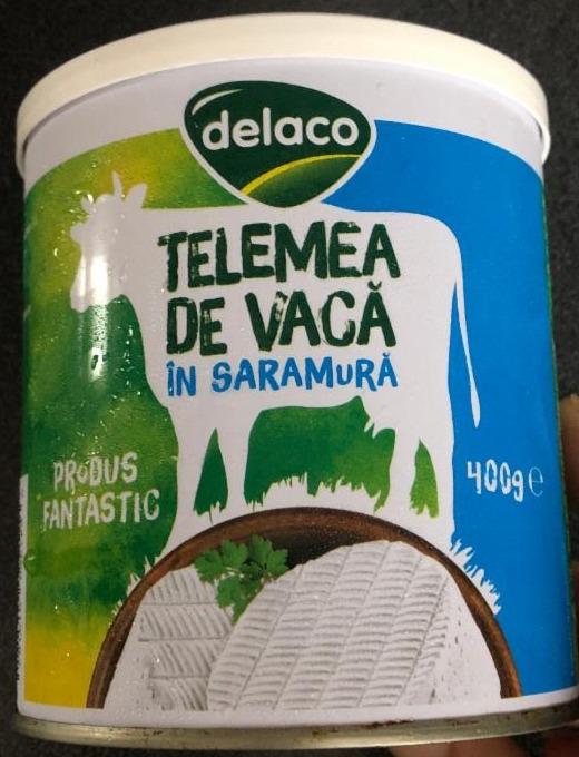 Fotografie - Telemea de vaca in saramura Delaco