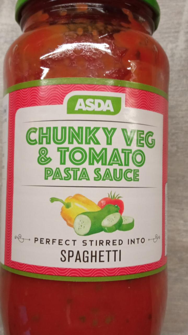 Fotografie - chunky veg & tomato pasta souce Asda