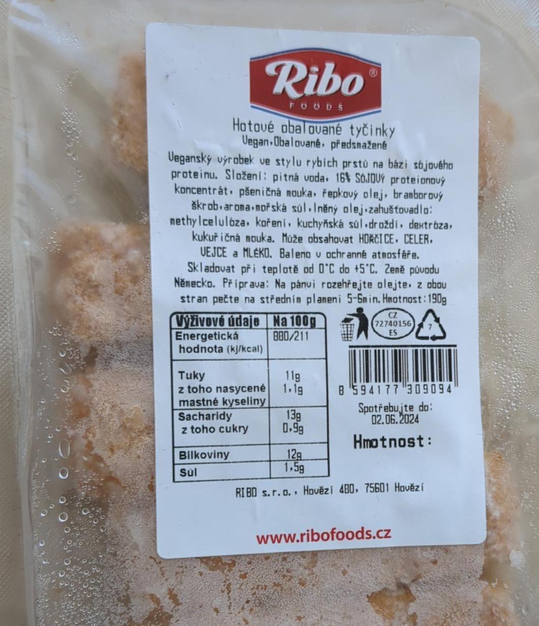 Fotografie - Hotové obalované tyčinky Ribo foods