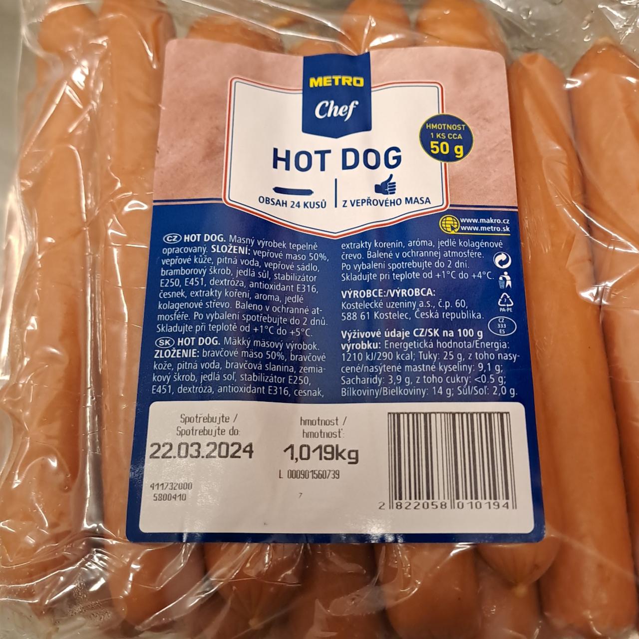 Fotografie - Hot Dog Metro Chef