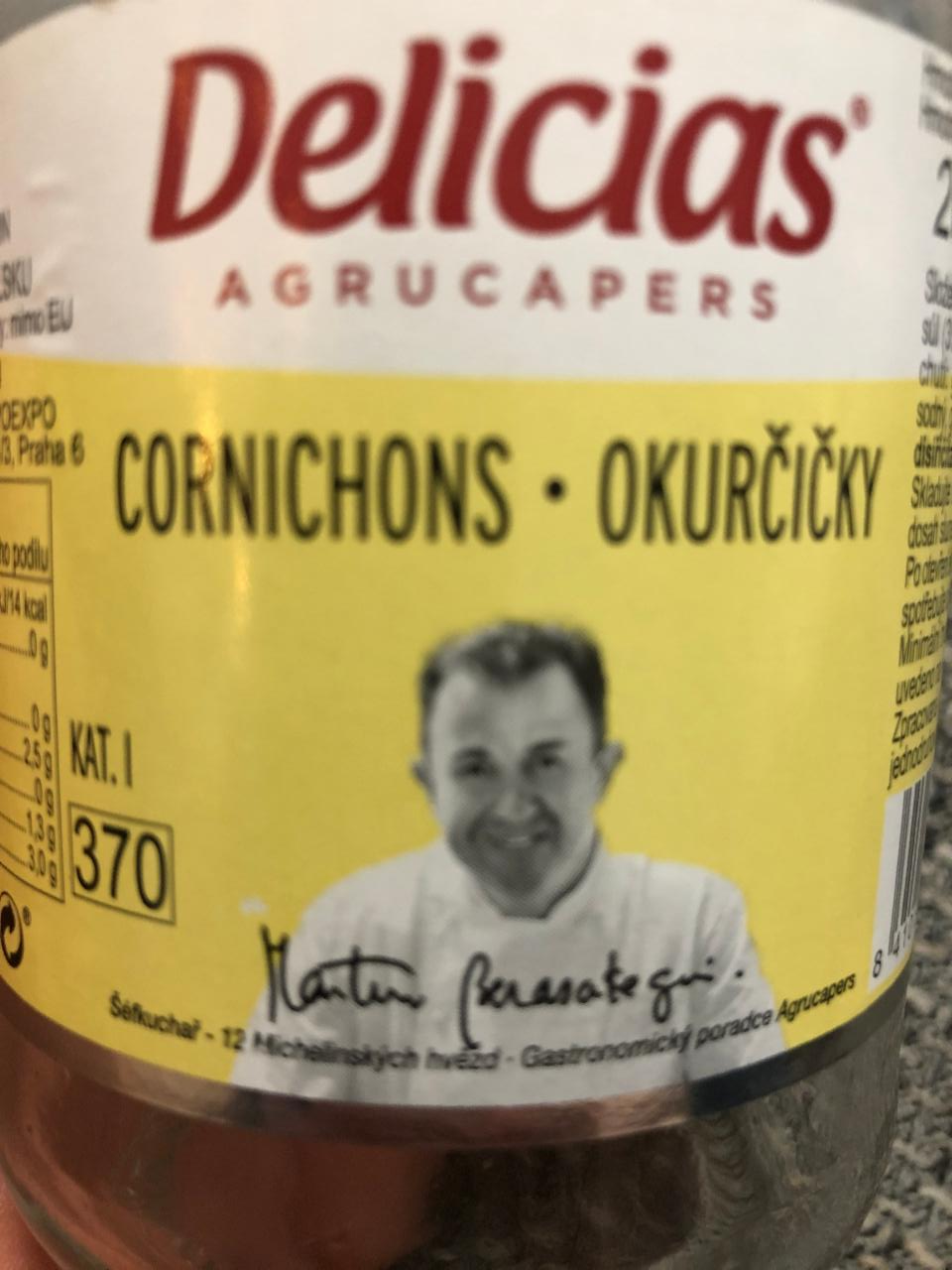 Fotografie - Cornichons okurčičky nakládané Delicias