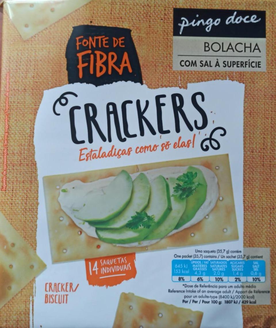 Fotografie - Crackers Fonte de fibra pingo doce
