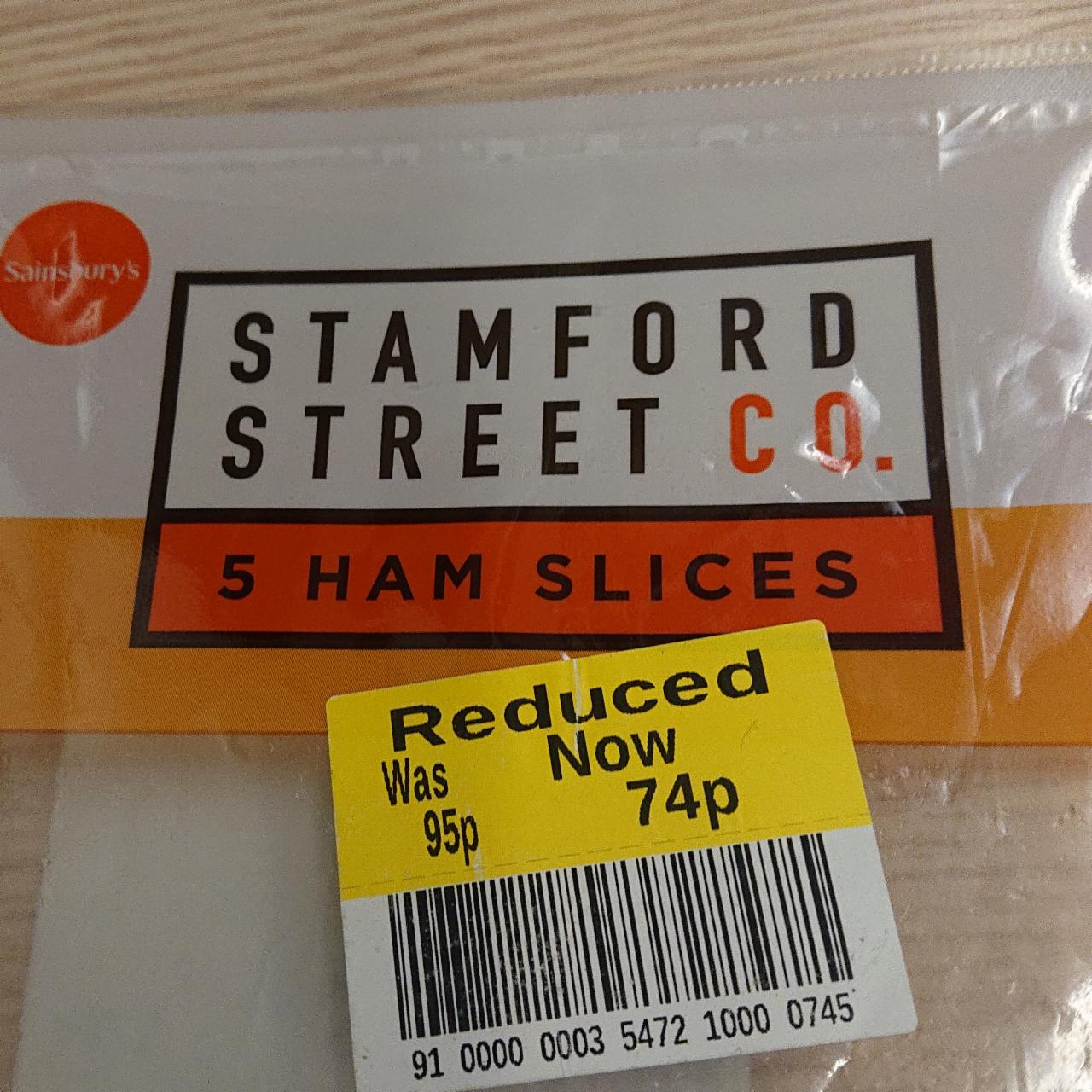 Fotografie - Ham slices Stamford Street Co.