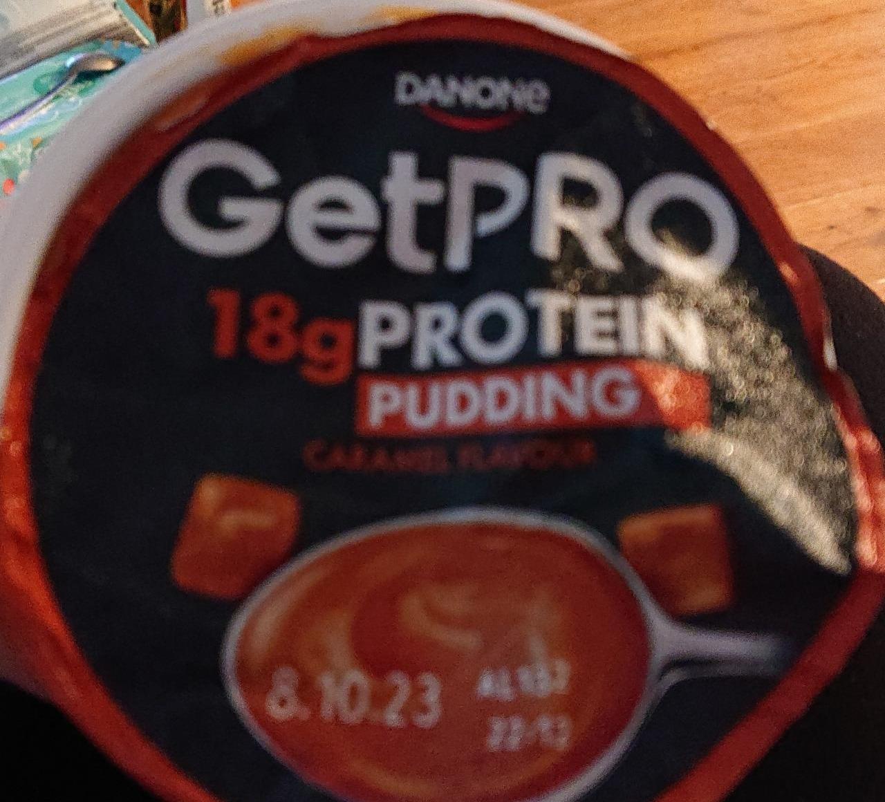 Fotografie - GetPro Protein Pudding Caramel Danone