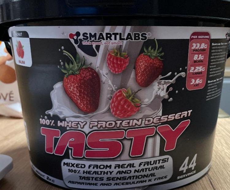 Fotografie - Whey Tasty Protein malinový, jahodový Smartlabs