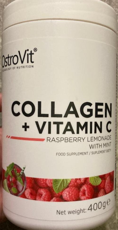Fotografie - Collagen + vitamin C raspberry lemonade with mint OstroVit