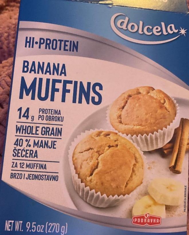 Fotografie - Hi Protein Banana muffins dolcela