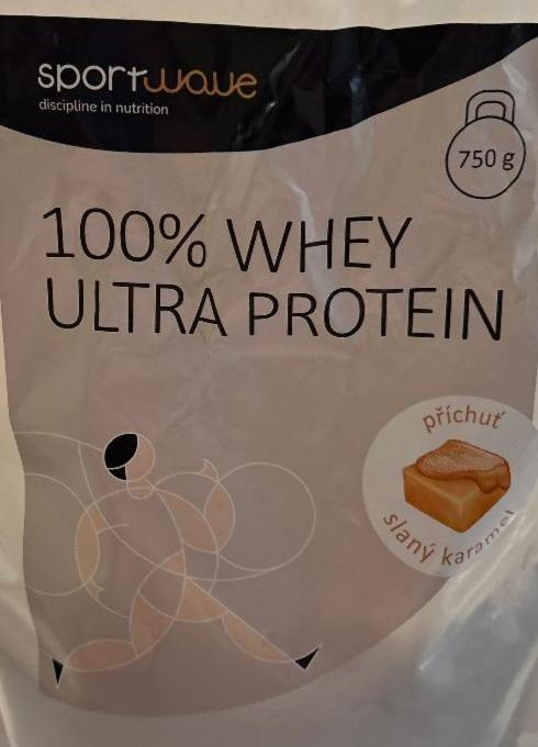 Fotografie - 100% Whey ultra protein příchuť Slaný karamel Sport Wave