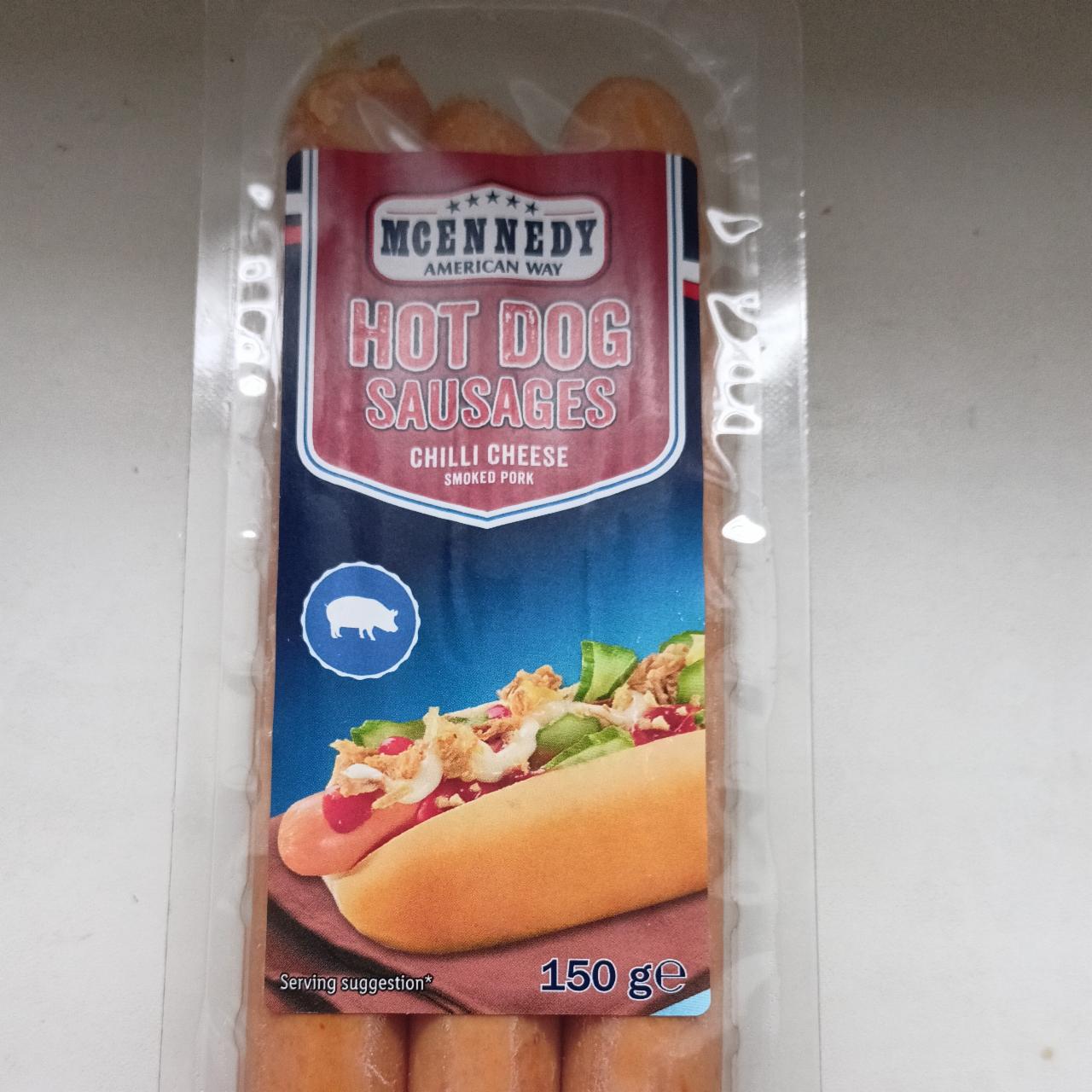 Fotografie - Hot dog Suasages Chilli cheese McEnnedy American Way