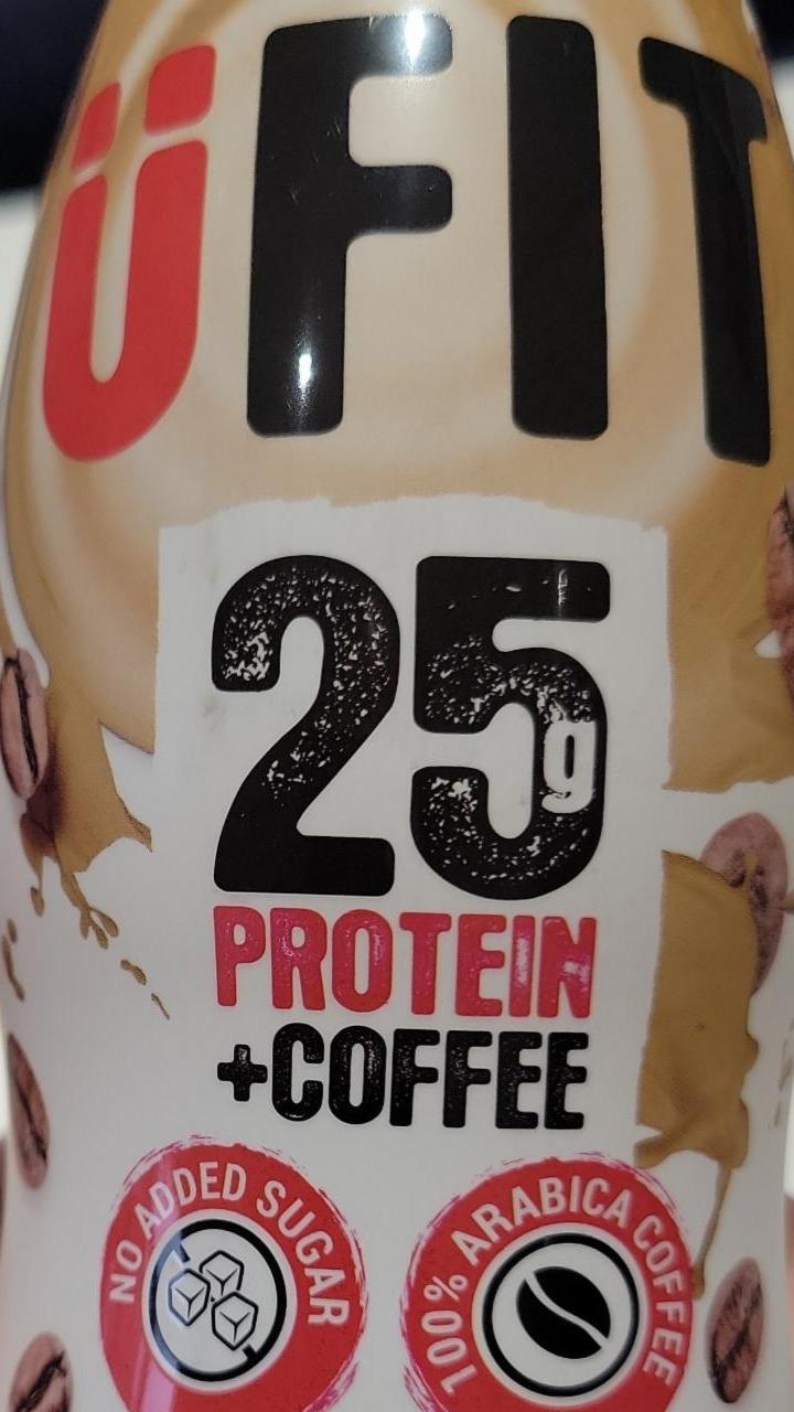 Fotografie - iced latte high protein coffee milkshake üfit