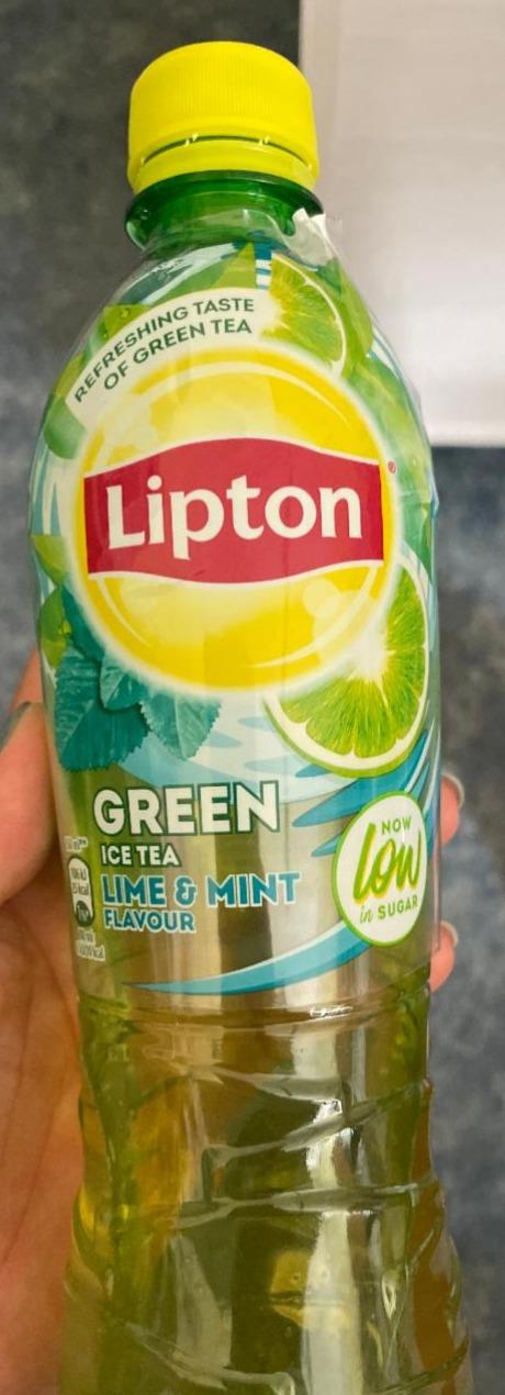 Fotografie - Green Tea Lime & Mint low sugar Lipton