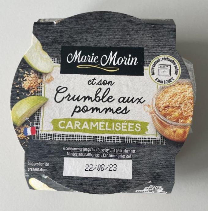 Fotografie - Crumble aux pommes caramélisées Marie Morin