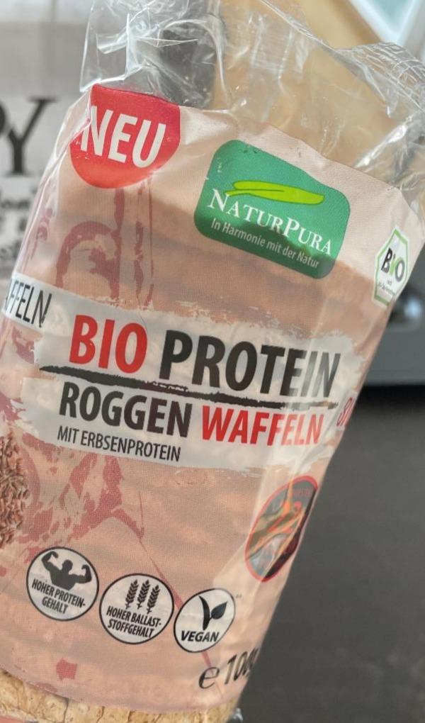 Fotografie - bio protein roggen waffeln