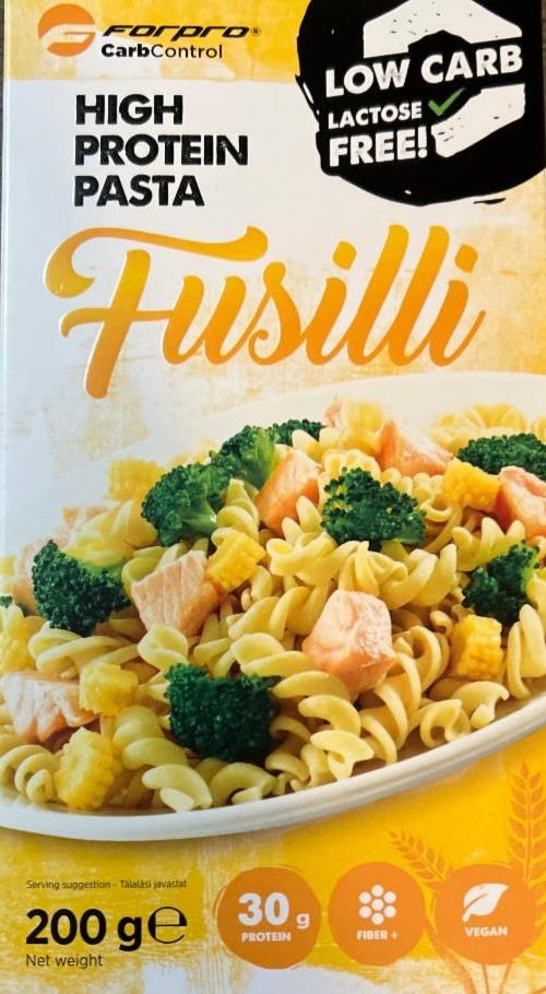 Fotografie - High protein pasta fusilli Forpro