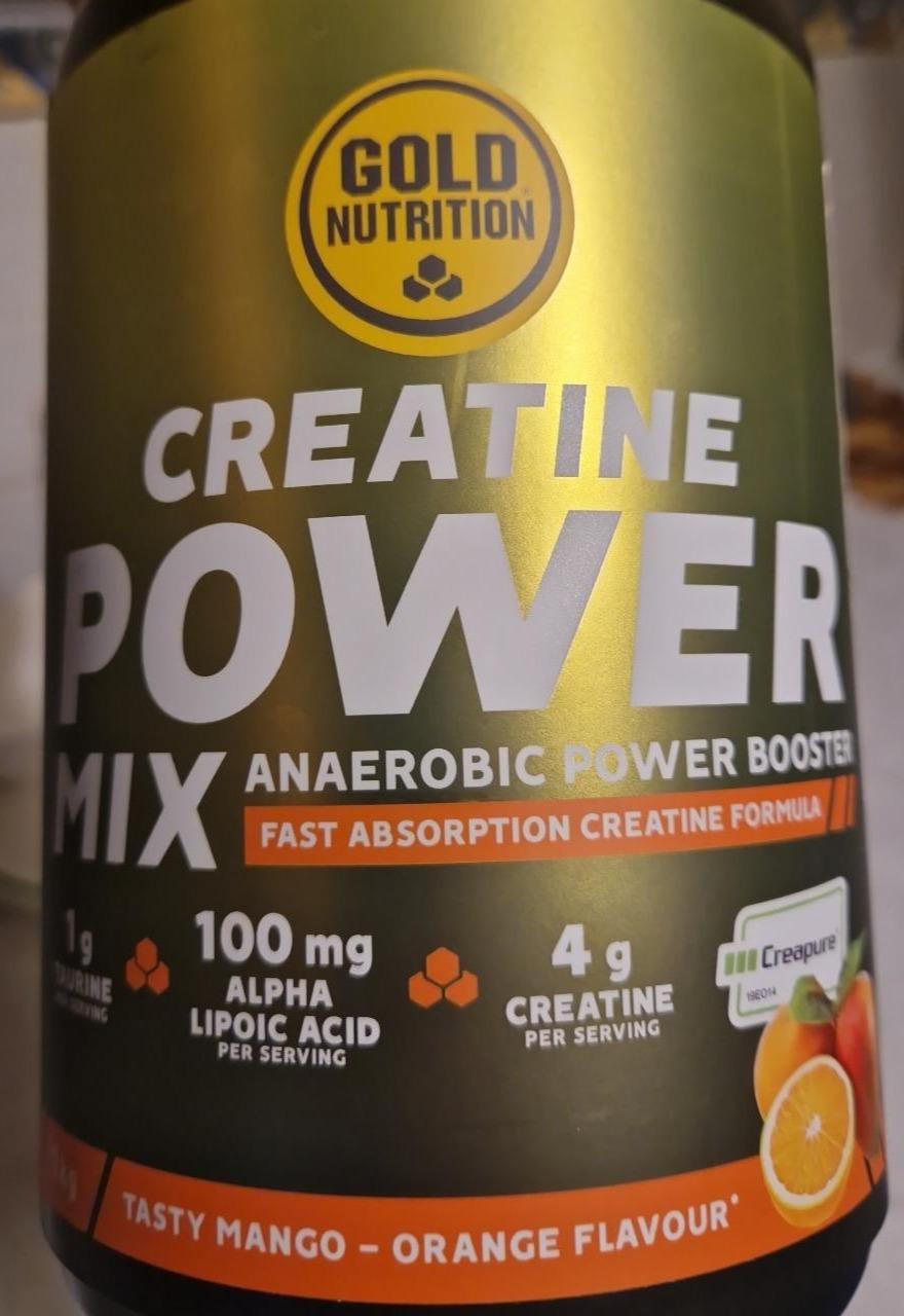 Fotografie - Creatine Power Mix Mango-Orange Gold Nutrition
