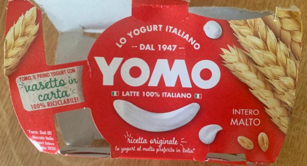 Fotografie - Lo Yogurt Italiano Intero Malto Yomo