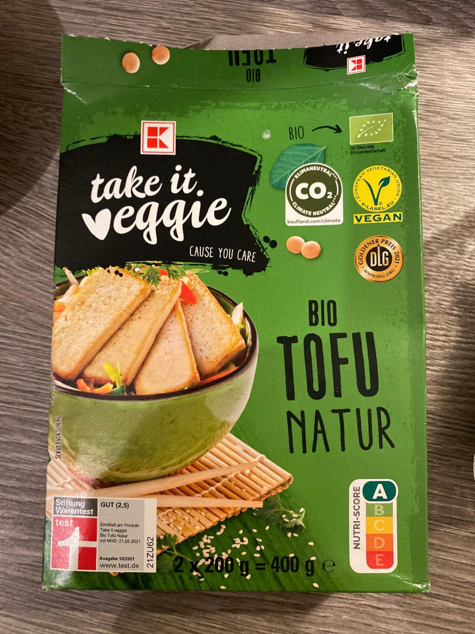 Fotografie - Bio tofu natur K-take it veggie