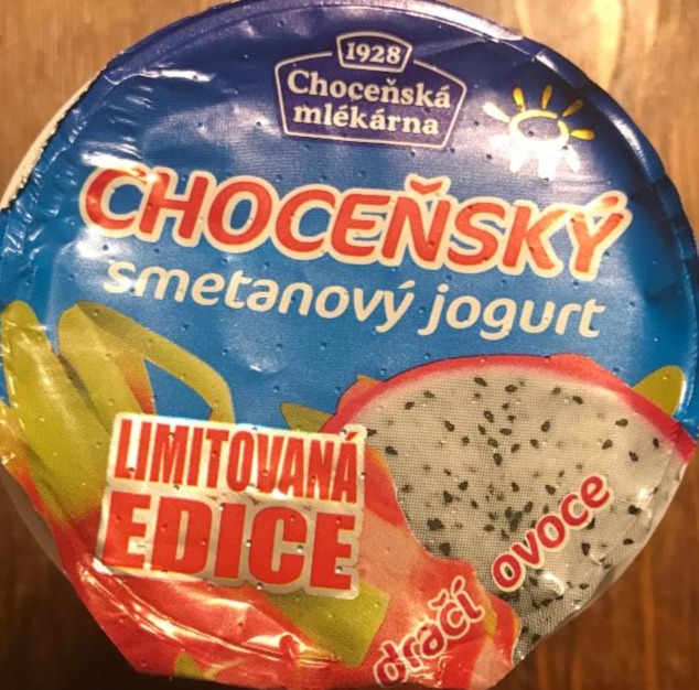 Fotografie - Choceňský smetanový jogurt dračí ovoce
